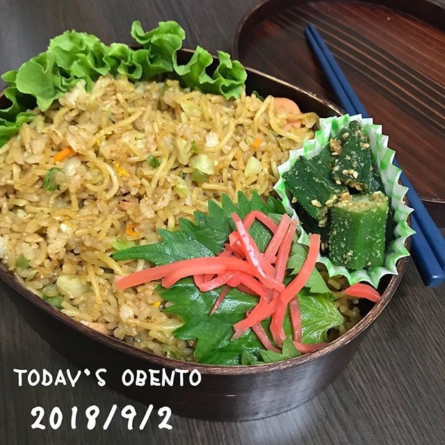 そば飯弁当