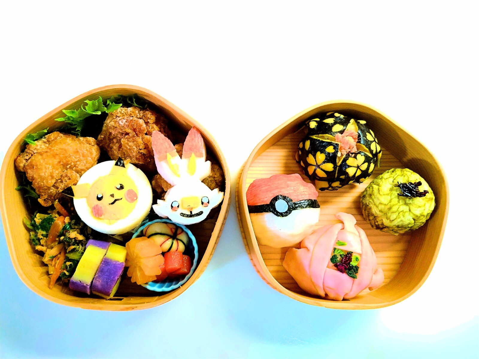 から揚げのお弁当キャラ弁　ルーム⑪