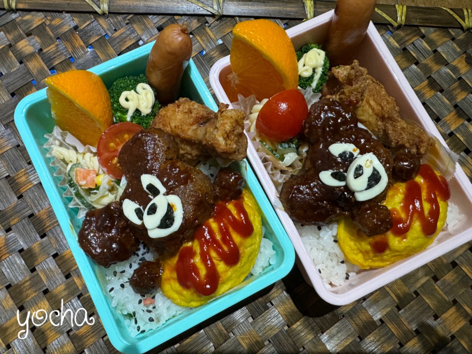 トムとジェリーハンバーグ弁当