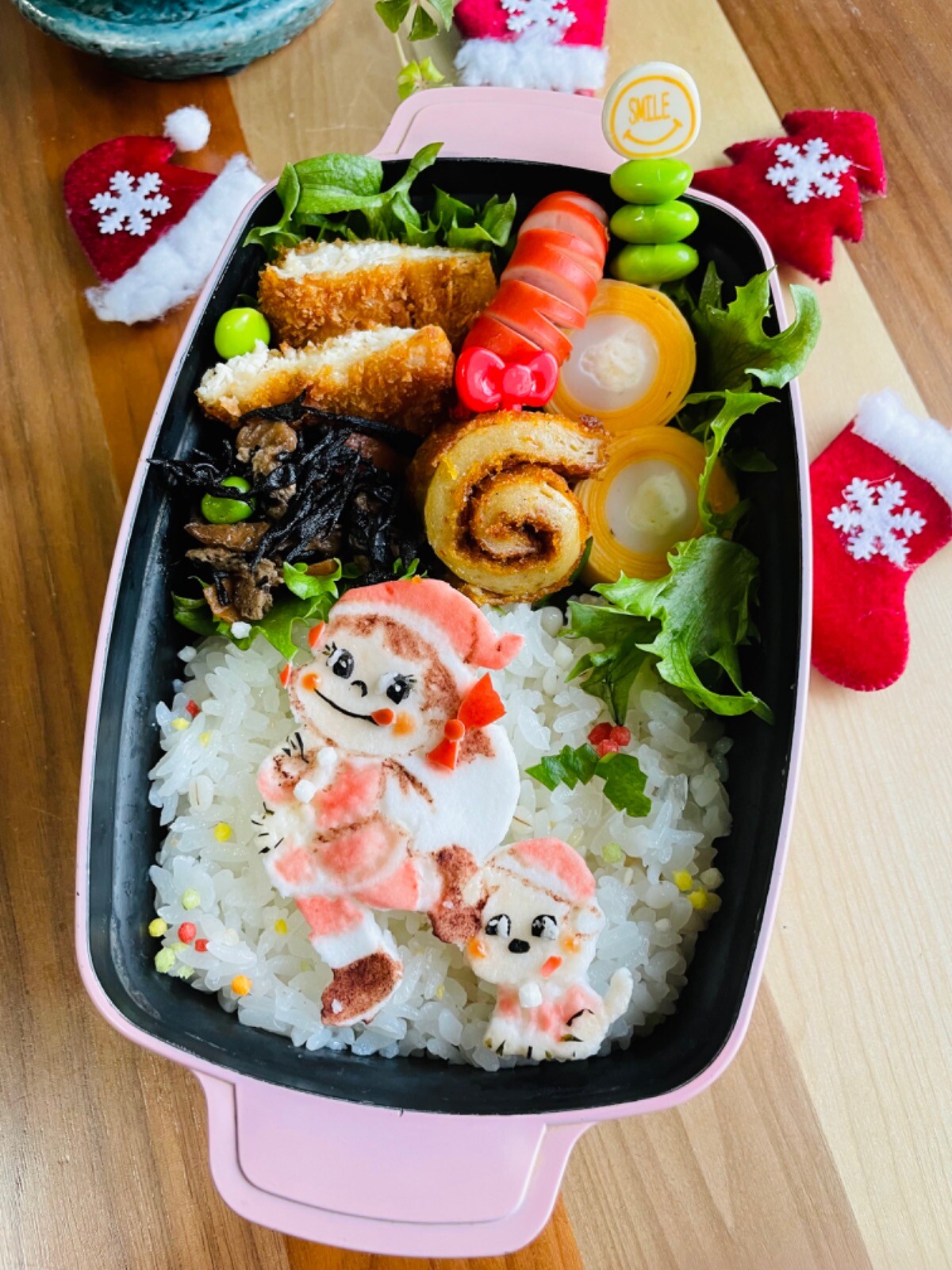 ペコちゃんサンタ弁当