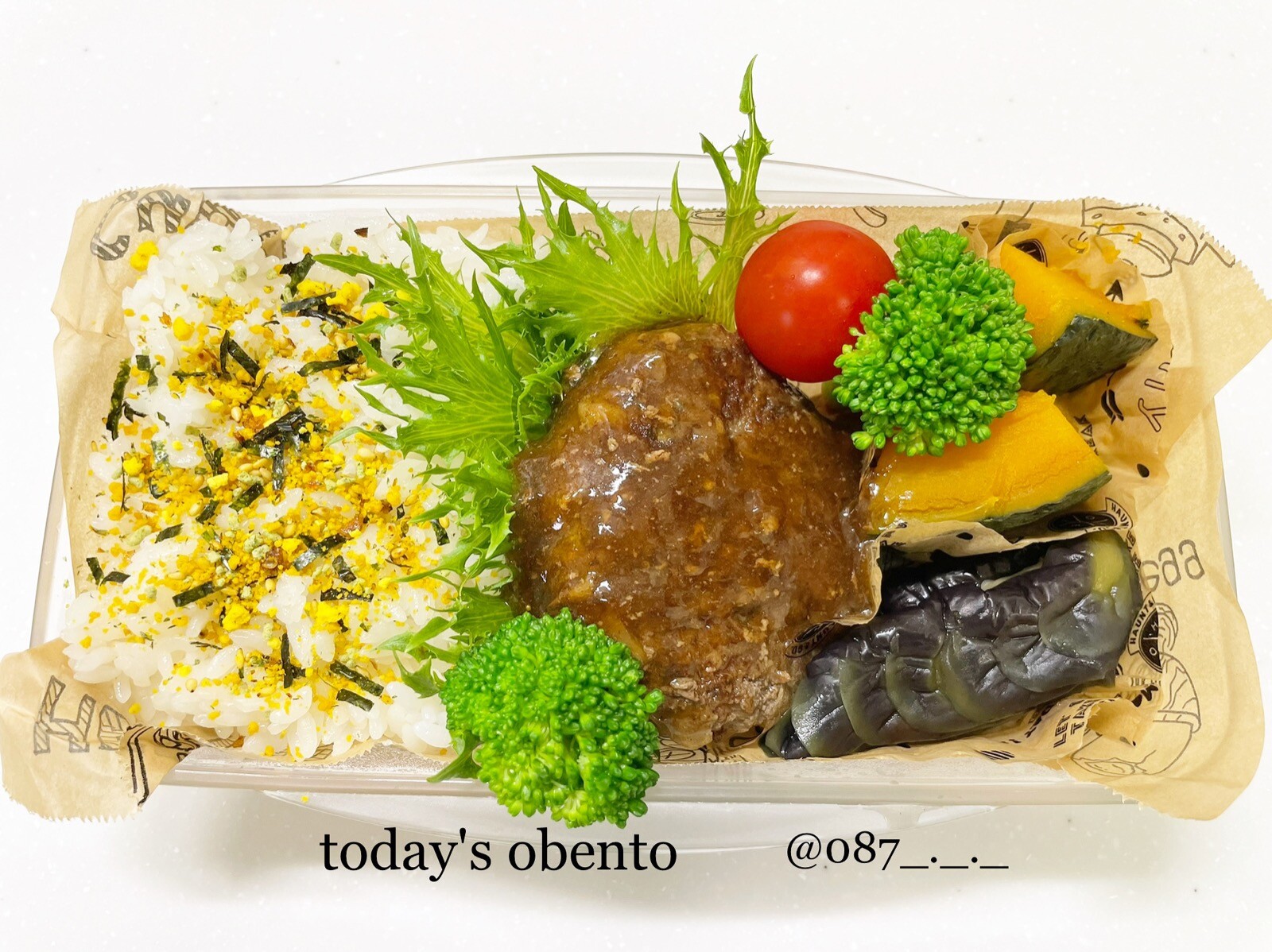 根菜ハンバーグ弁当
