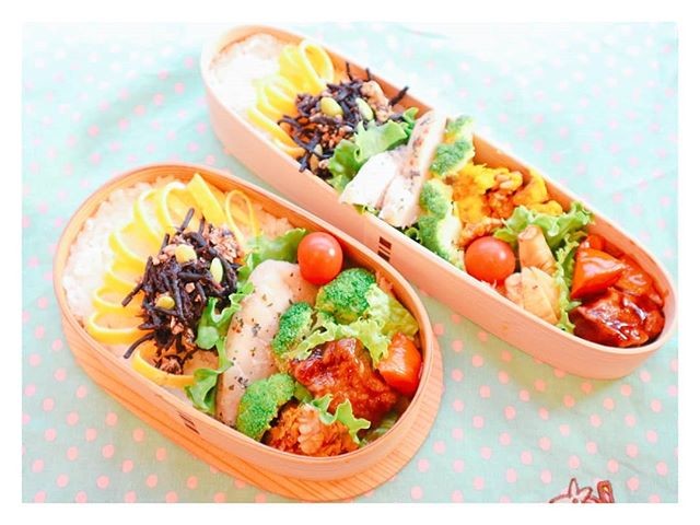 ひじきの鶏そぼろ炒めのおべんとう