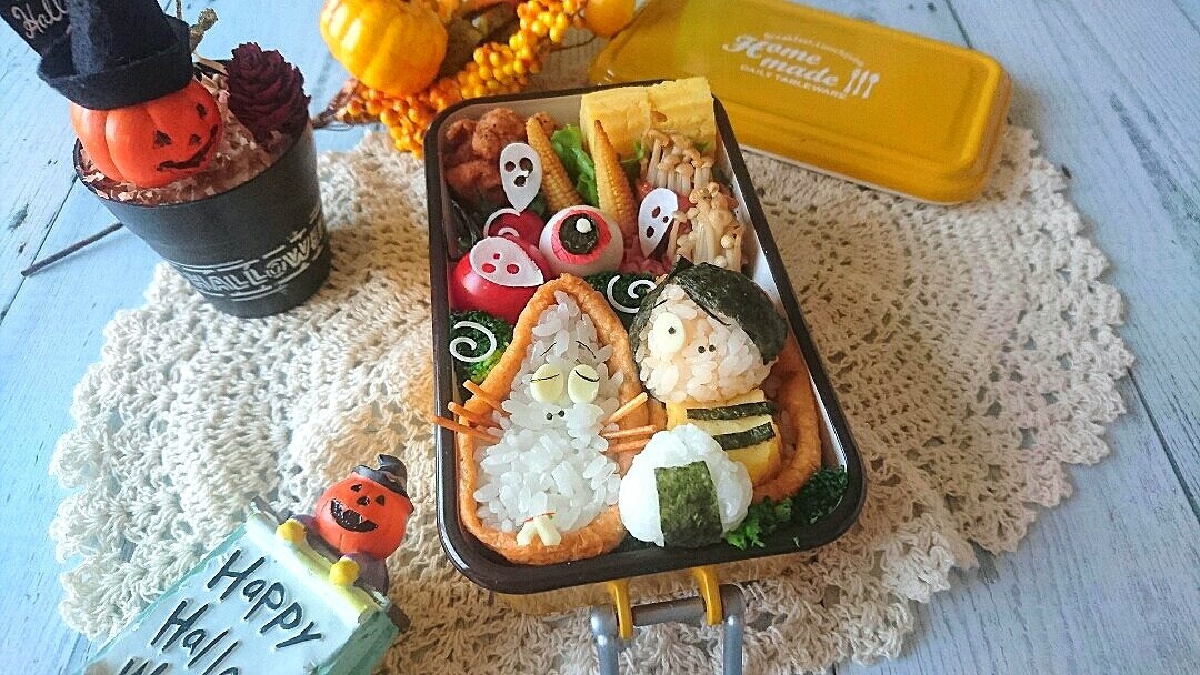 ゲゲゲの鬼太郎でハロウィン弁当