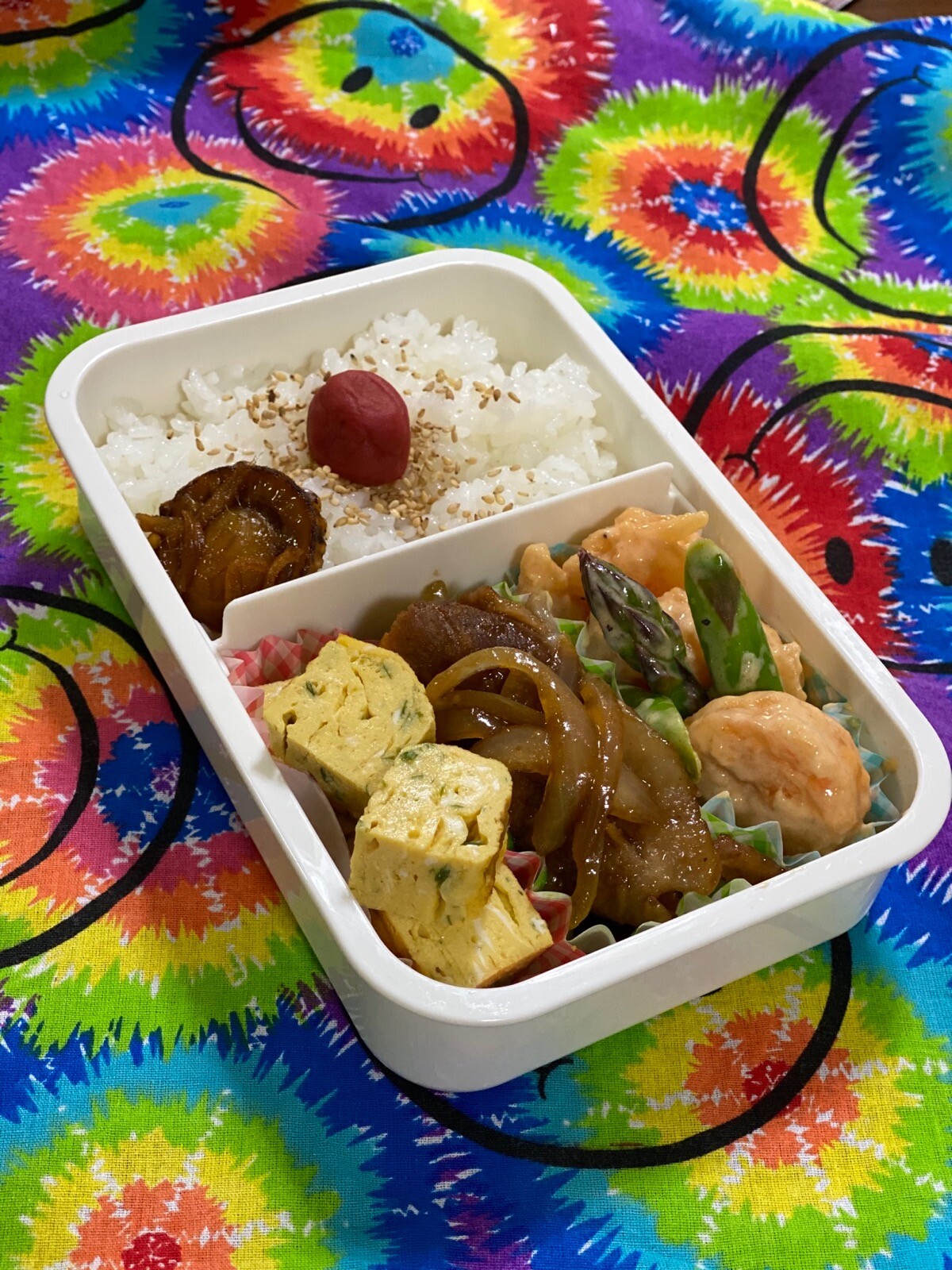 海老マヨと豚の生姜焼きお弁当