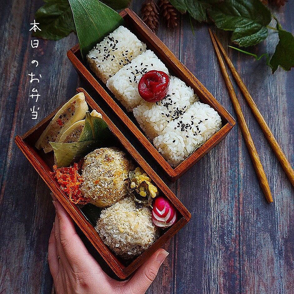 大きな里芋コロッケ弁当🍠