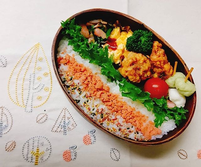 鮭フレーク弁当🍱