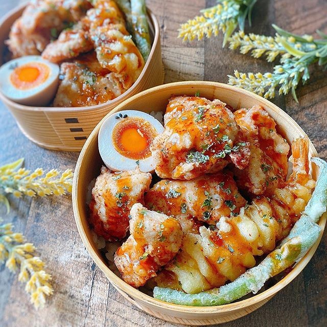 とり天弁当