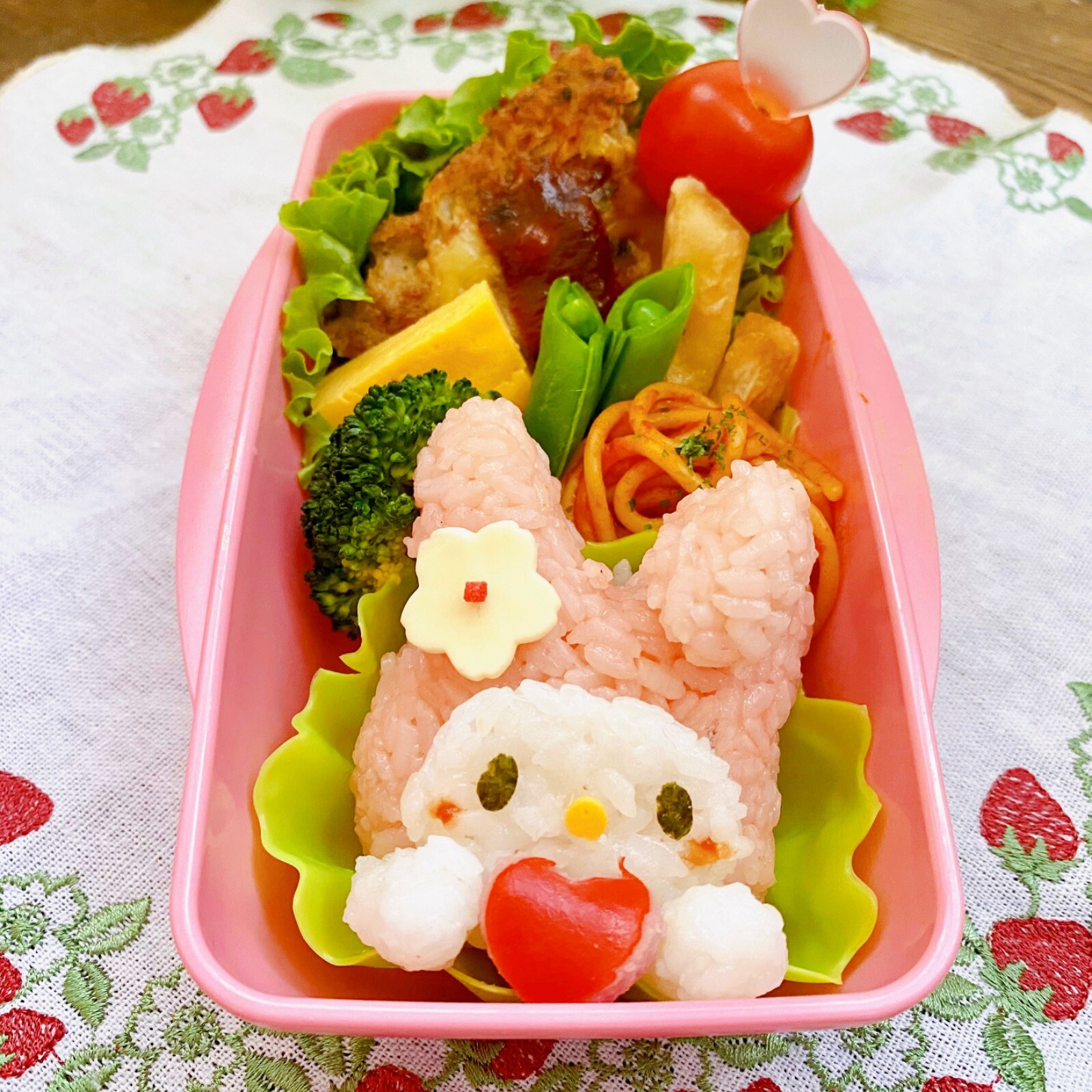 マイメロちゃん バレンタイン弁当♡