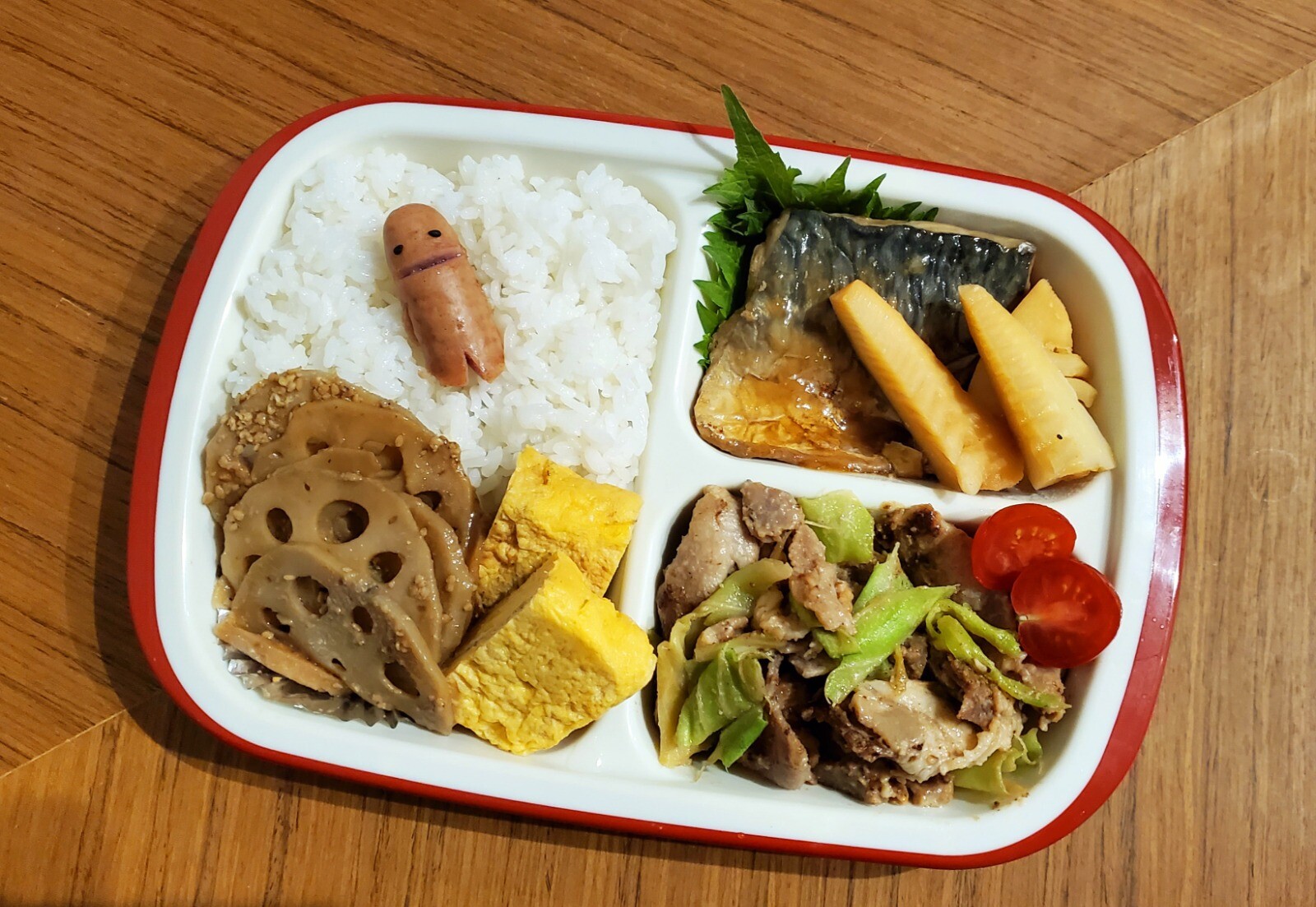 鯖のみぞれ煮弁当