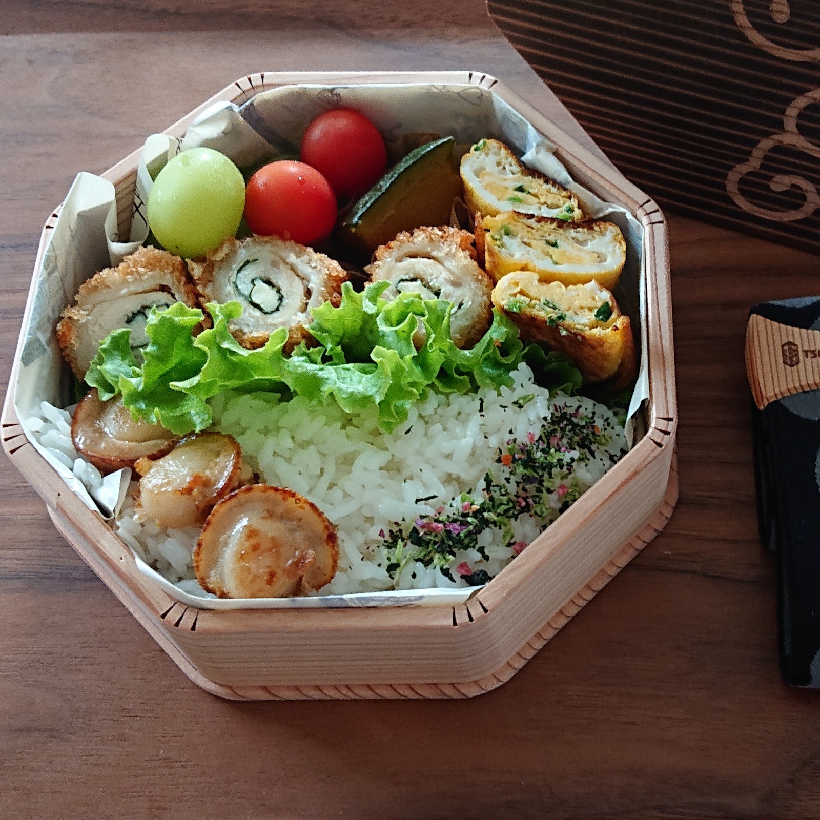 チキンのチーズしそ巻き弁当
