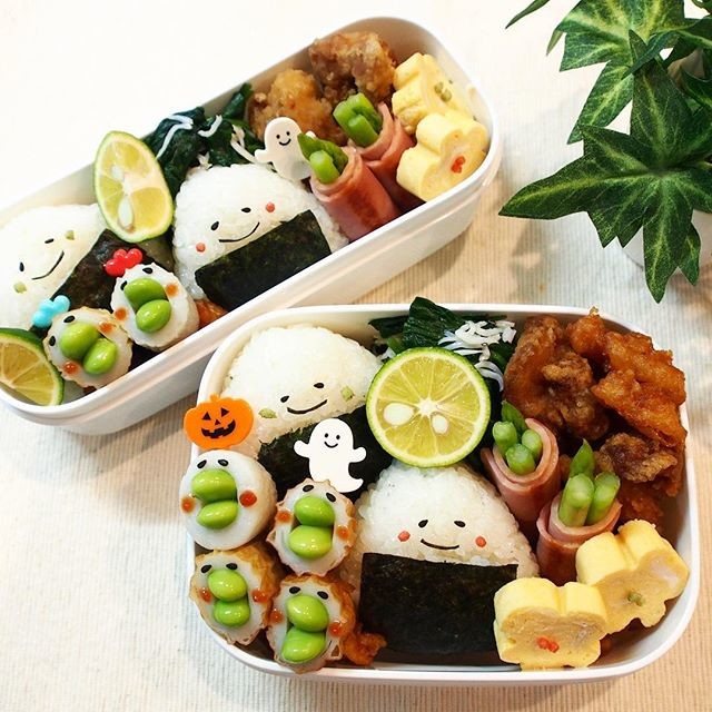 からあげにはすだち☆おにぎり弁当🍙