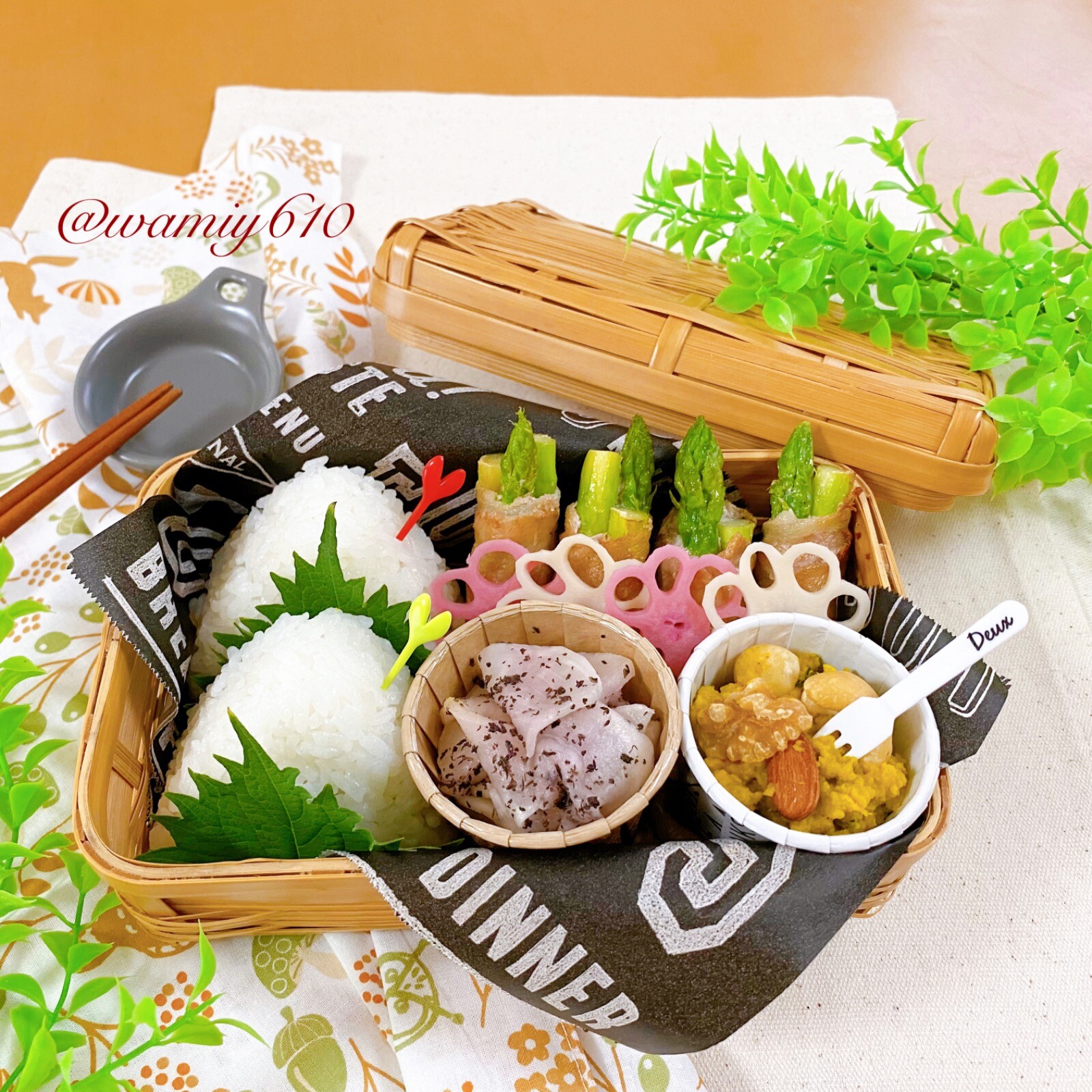 🌿おにぎり弁当🌿