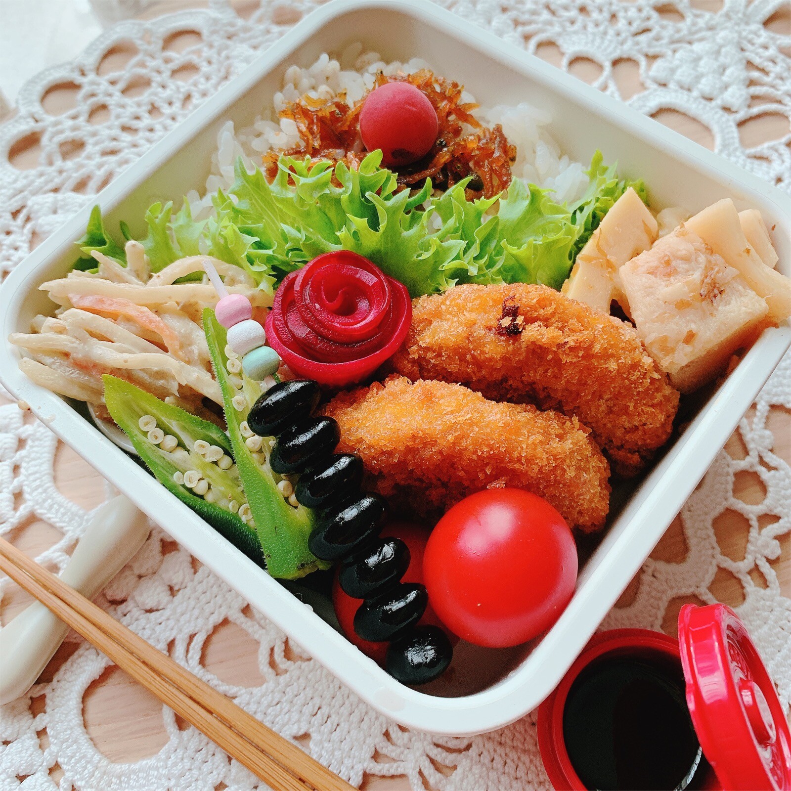 コロッケ弁当