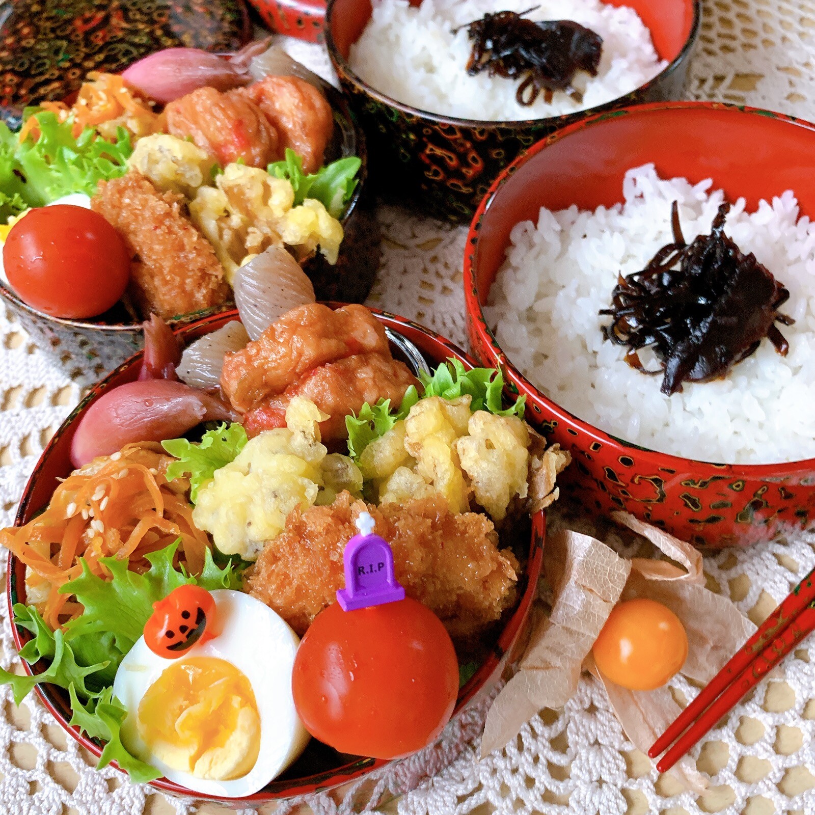 作り置き詰め込み弁当