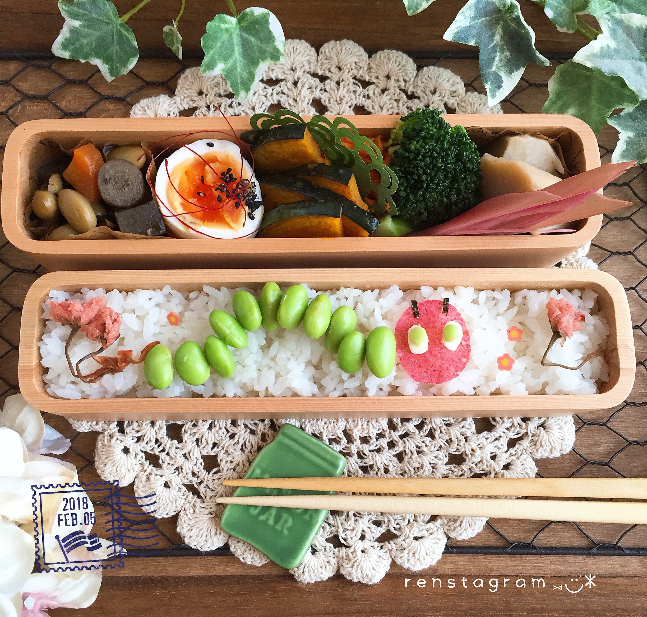 はらぺこあおむし弁当