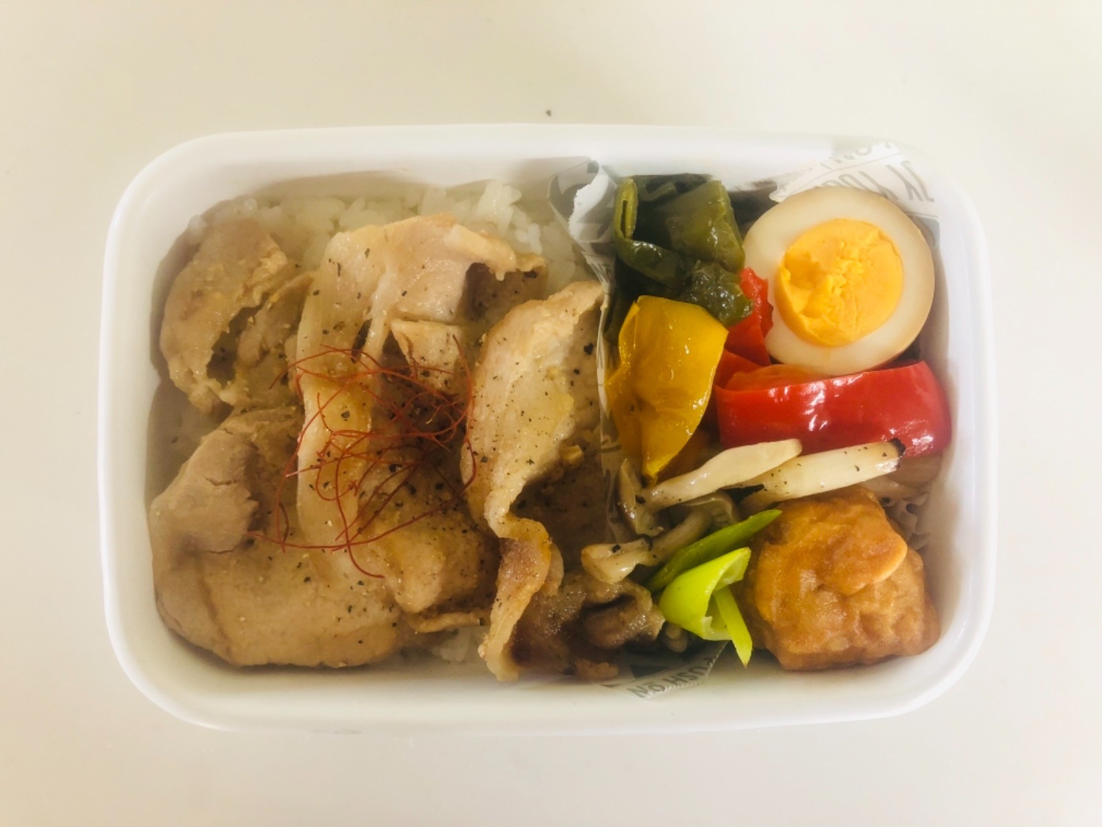 豚の味噌ダレ焼き弁当