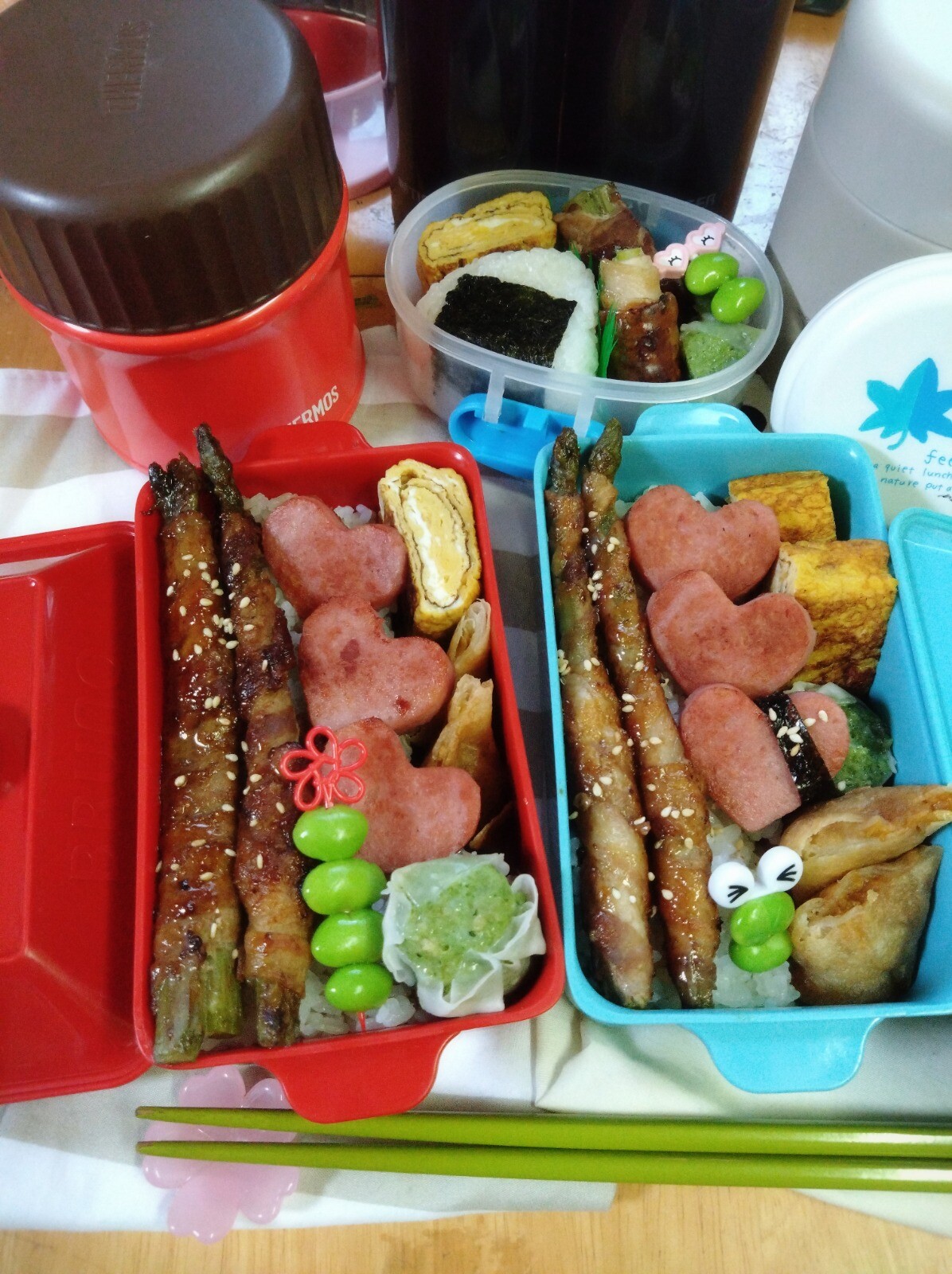 アスパラの豚肉巻き弁当