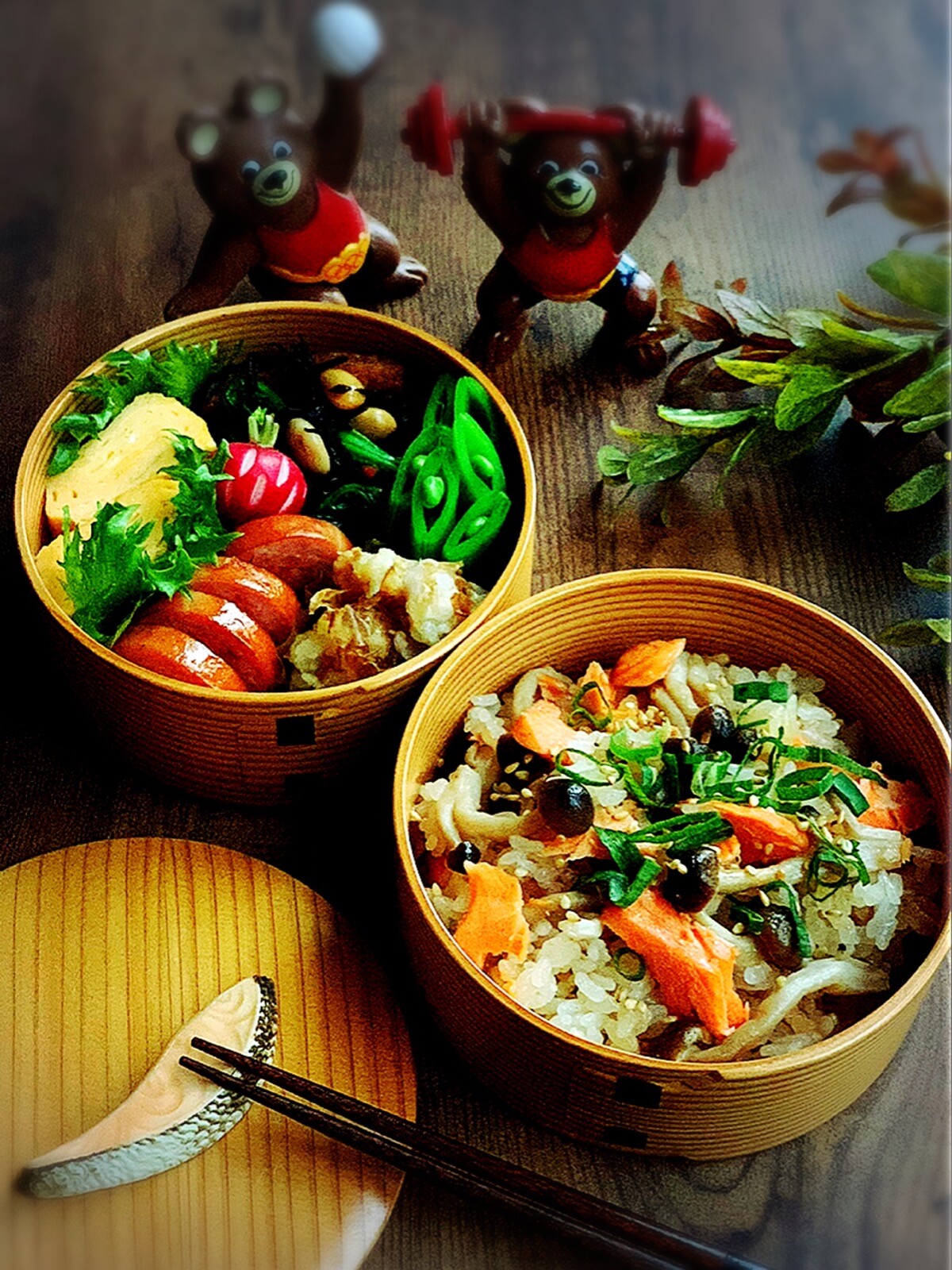 鮭としめじの炊き込みごはん弁当