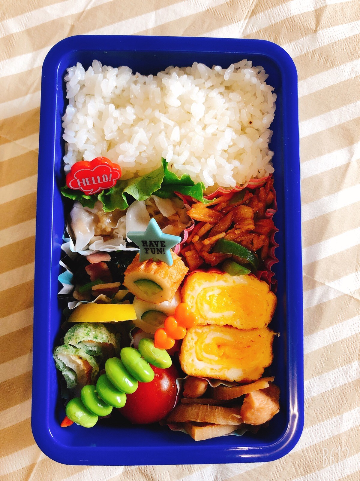 チンジャオロース弁当