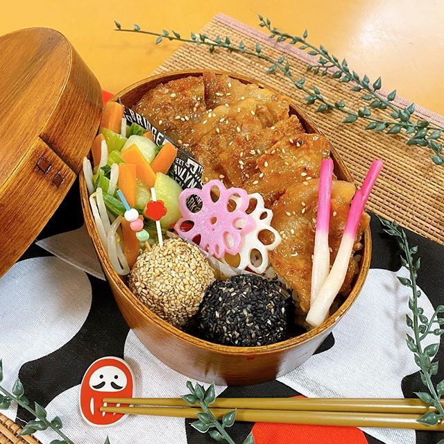🌿豚の生姜焼き弁当🌿