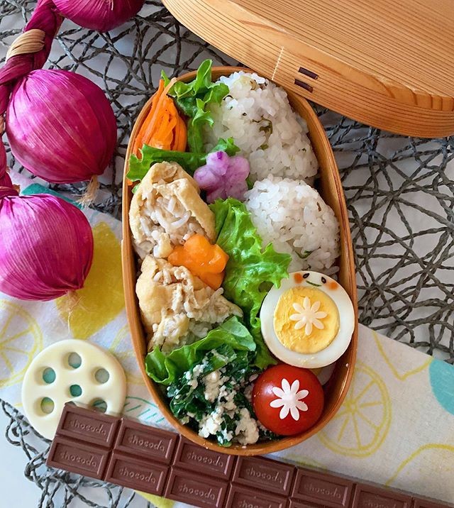 せりおにぎりのお弁当