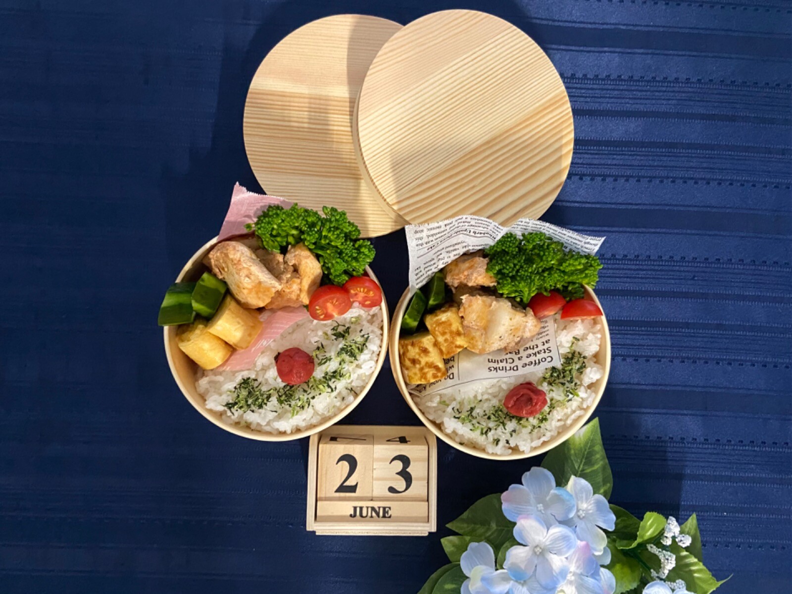 下味冷凍の鶏ムネ肉のマヨ七味焼弁当🥢