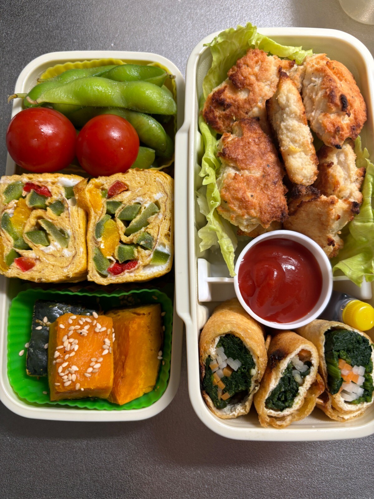 豆腐ナゲット揚げ包み焼き弁当