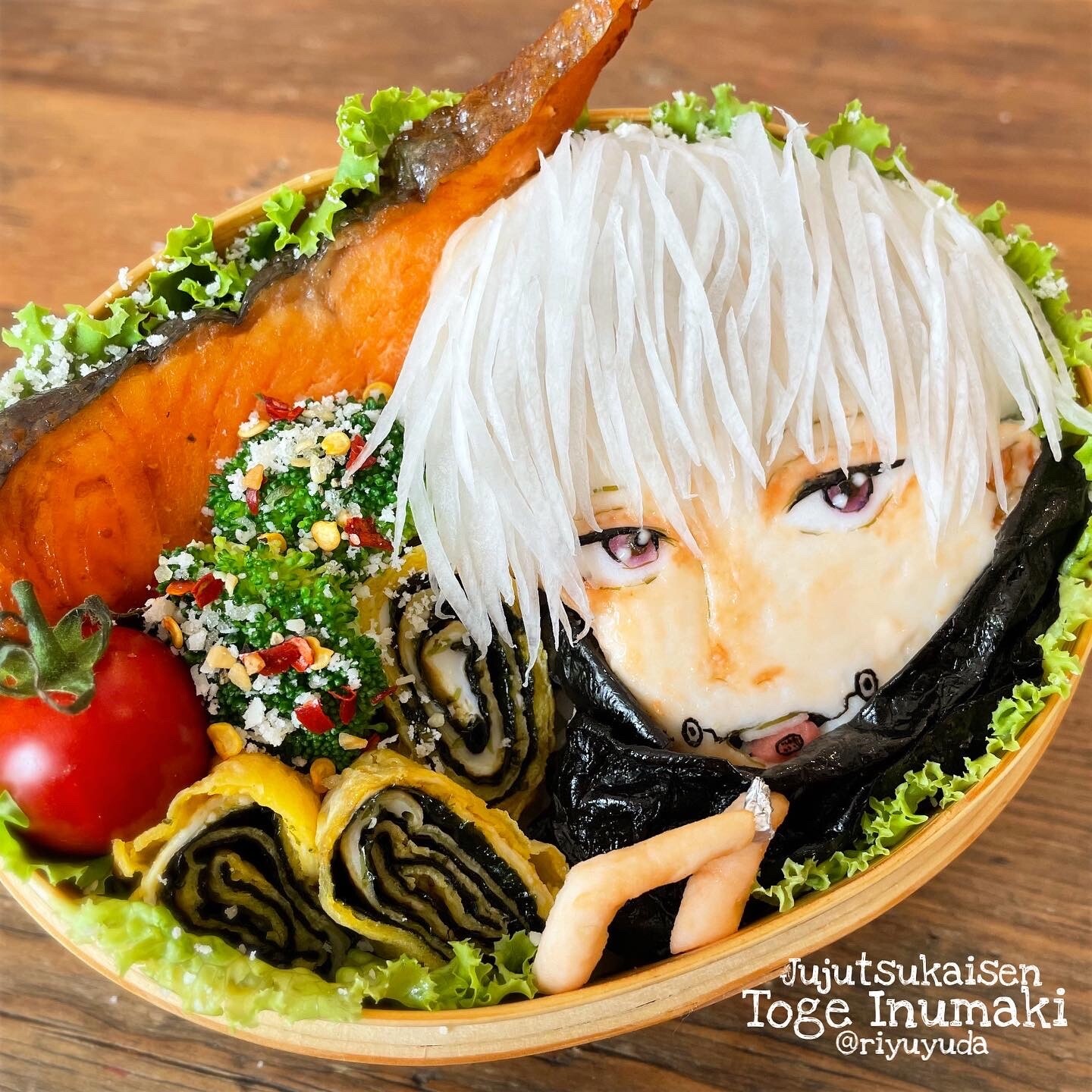 しゃけ弁当❤️