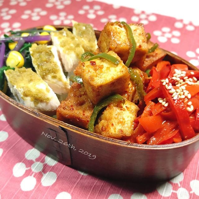 厚揚げ焼肉タレ炒め弁当
