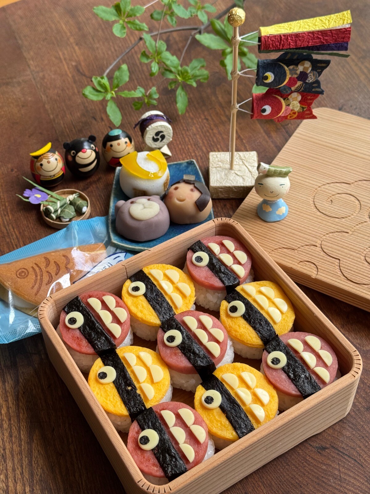 鯉のぼりおにぎり弁当
