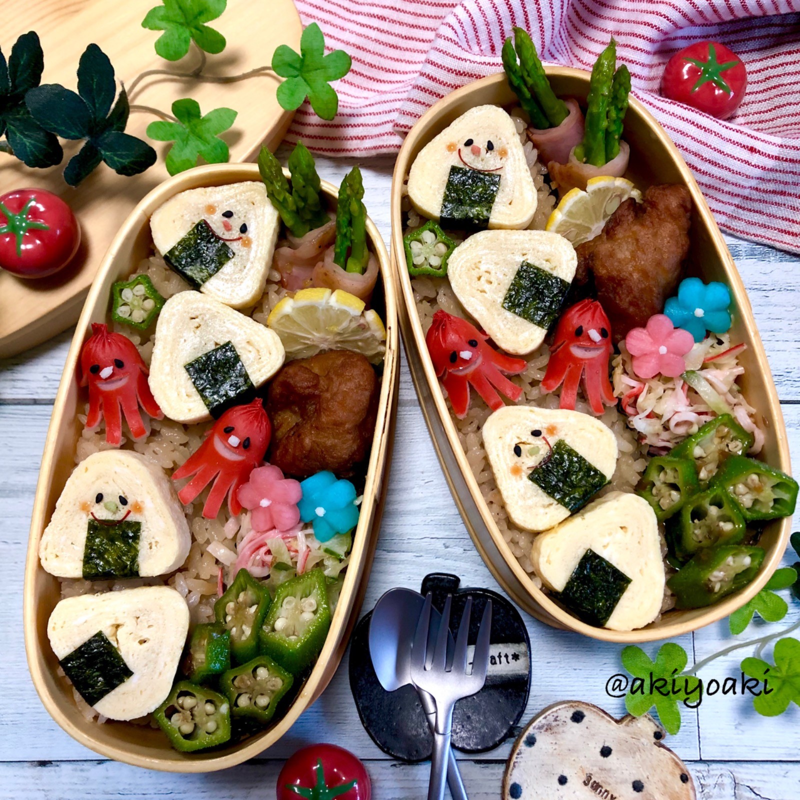 おにぎり卵焼き弁当