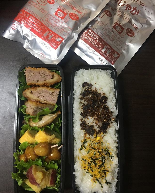 長男弁当と私の検査食