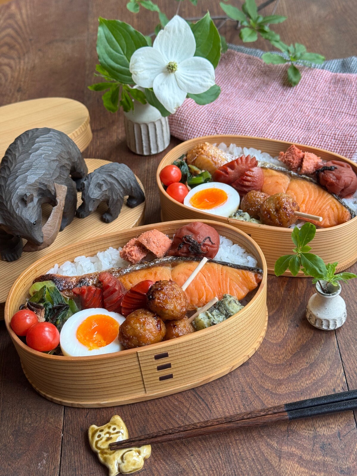 焼き鮭弁当