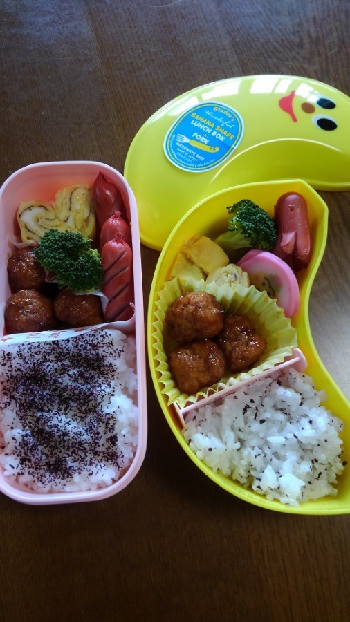 私と娘のお弁当