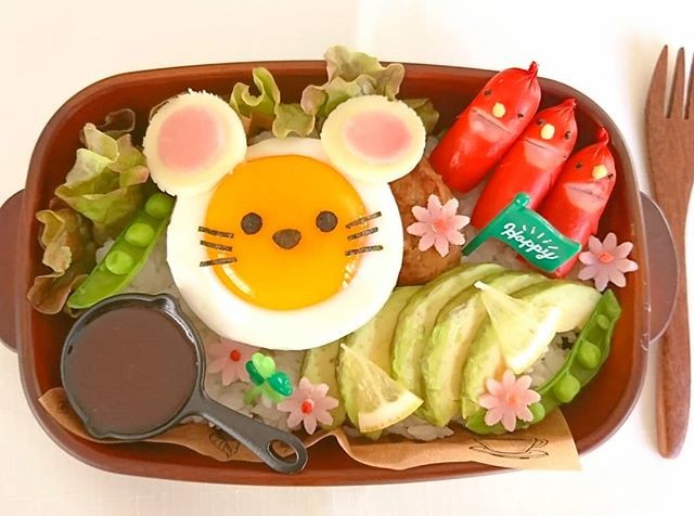 ねずみ年ロコモコ弁当