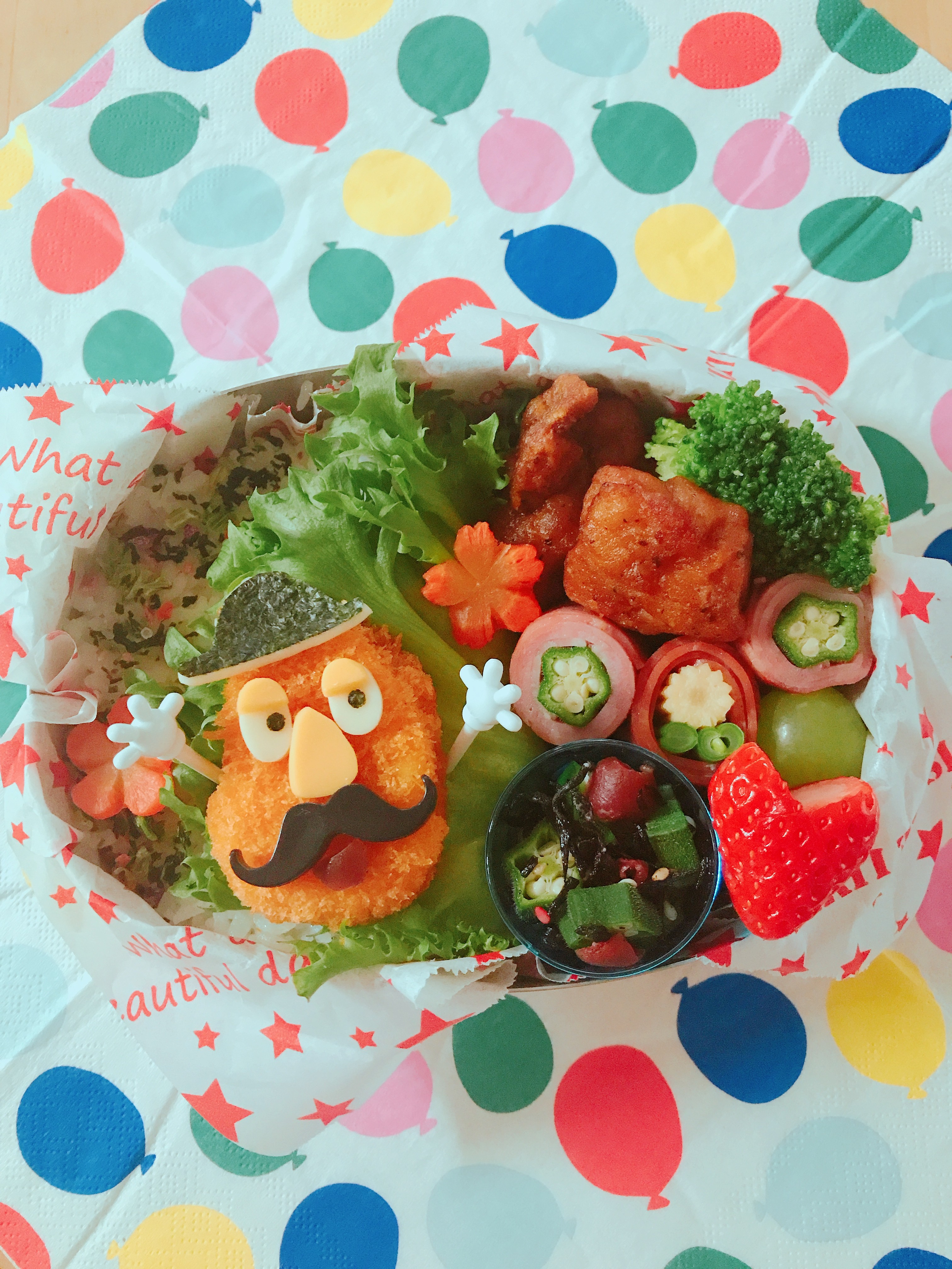 ☆お花見ポテトヘッド☆