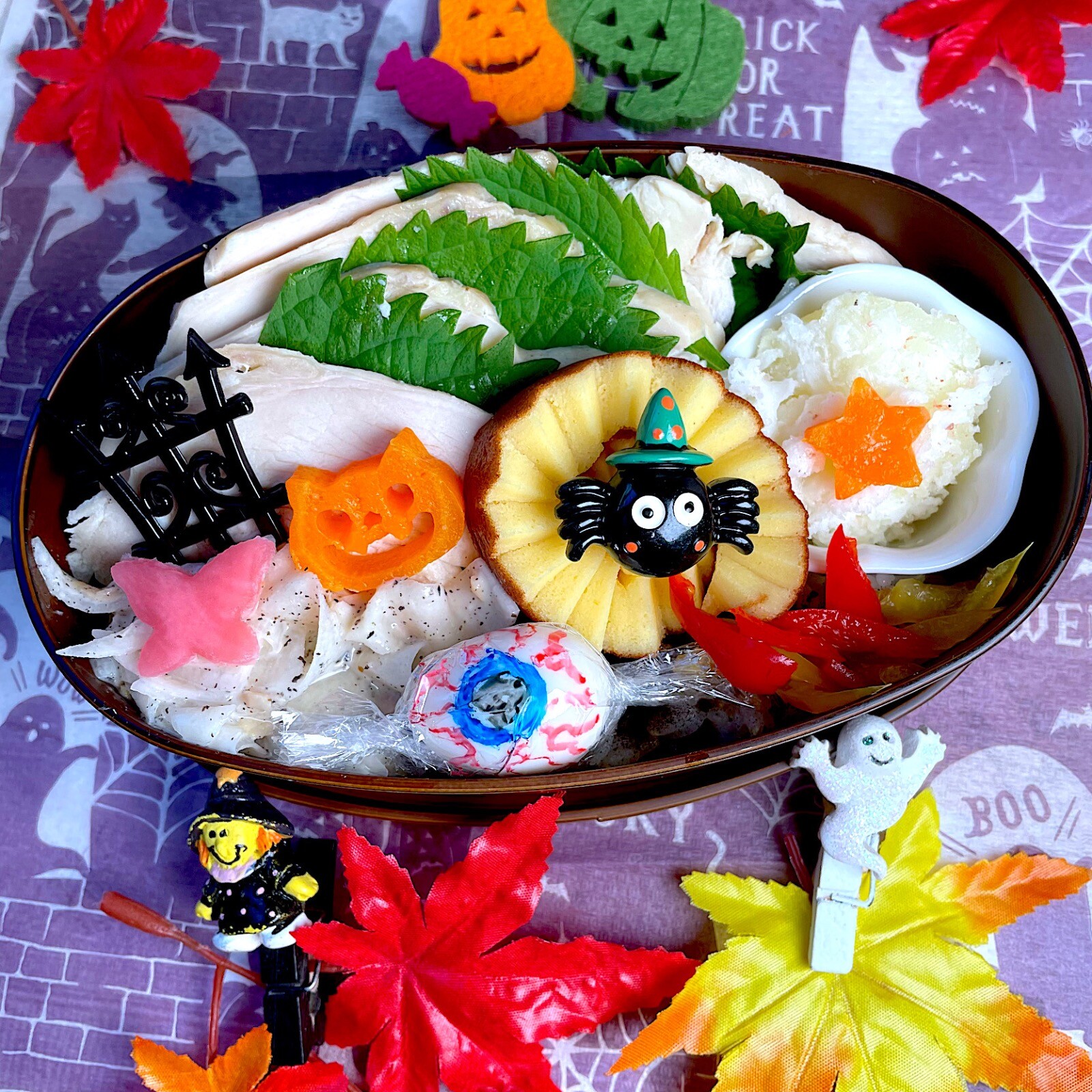 蒸し鶏弁当