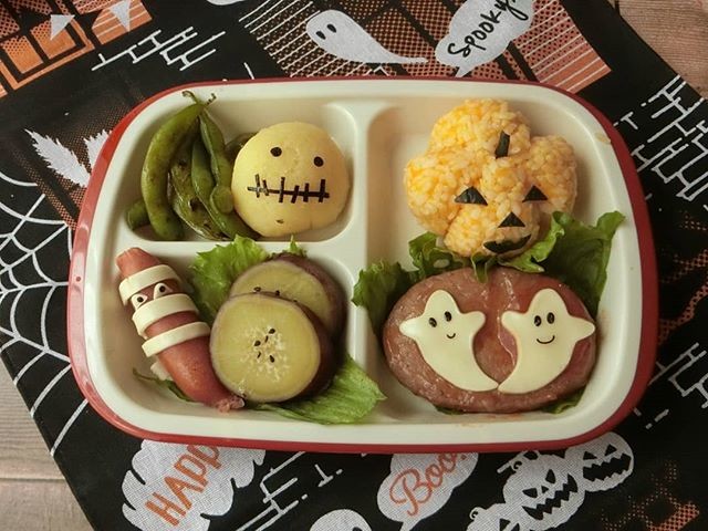 ハロウィンのワンプレート