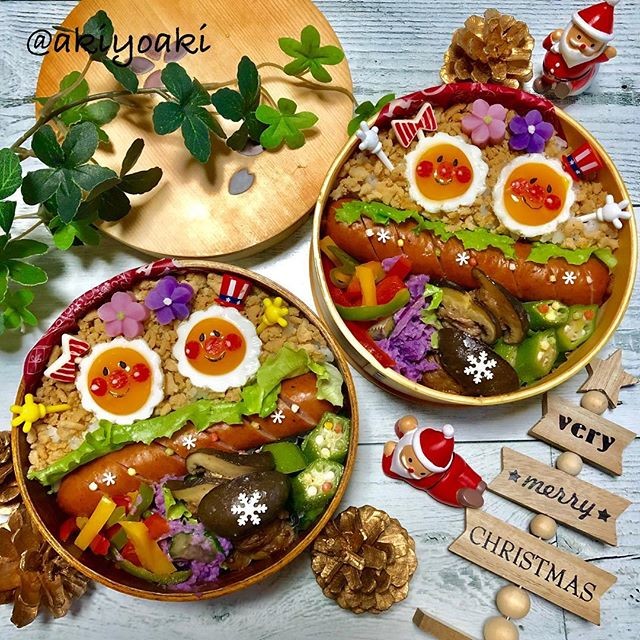 アンパンマンお花うずらちゃん弁当