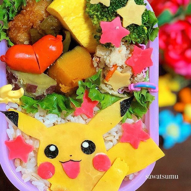 ピカチュウお弁当♥