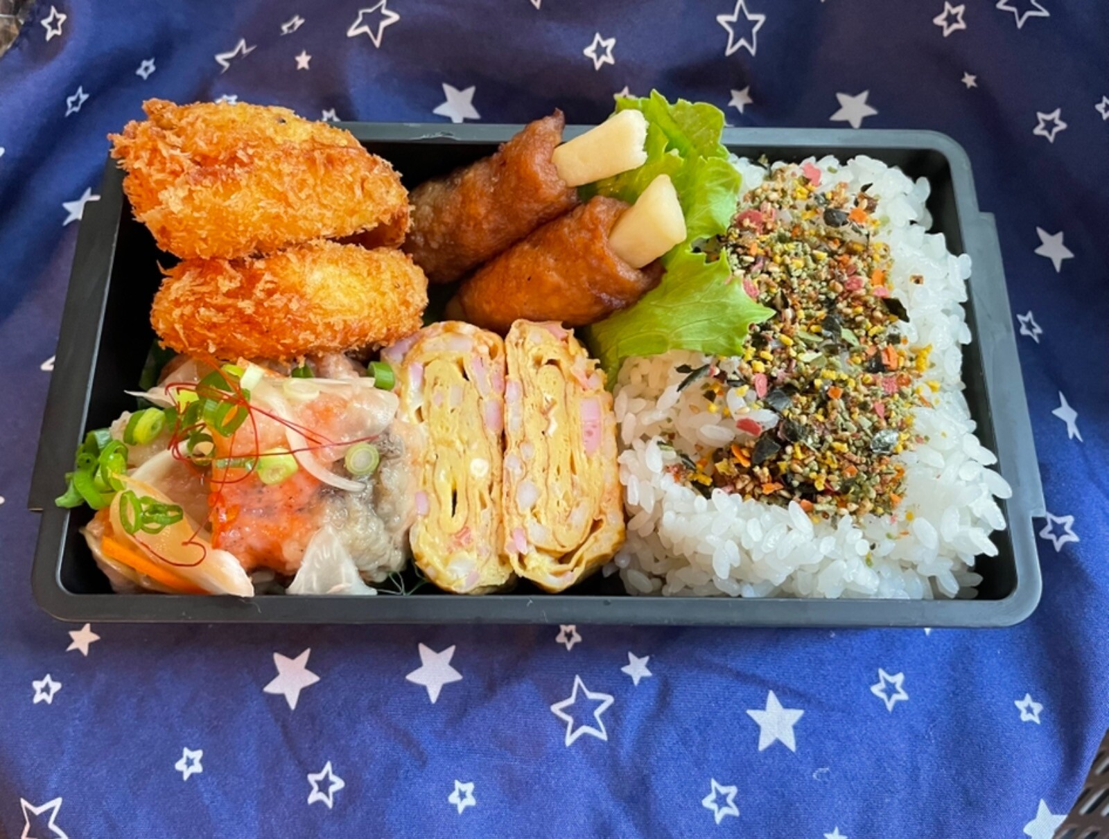 高1サッカー男子のモリモリ弁当