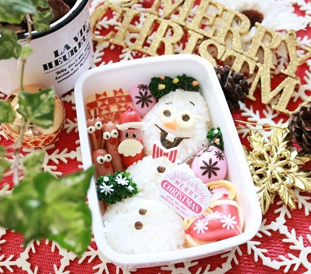 オラフクリスマス弁当